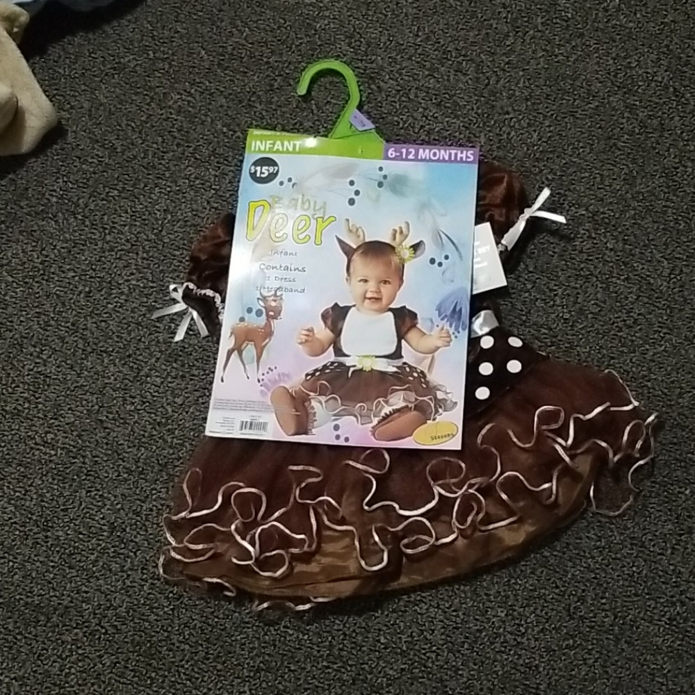 NWT baby girl deer Halloween costume